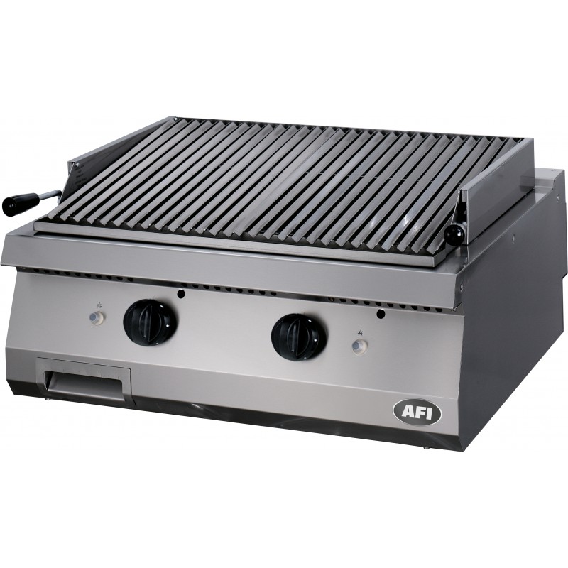 Grill gaz avec pierres de lave - gamme 700 - 2 zones