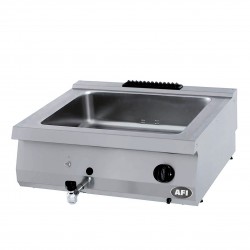 Bain-marie gaz - gamme 700 - 2 x gn 1/1