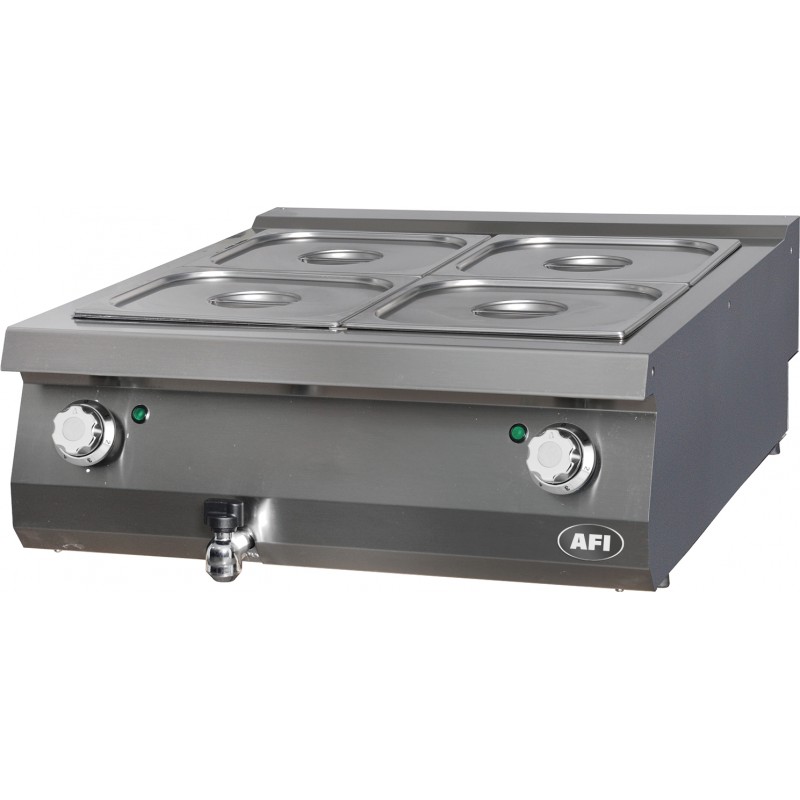 Bain-marie électrique - gamme 900 - 4 x gn 2/3