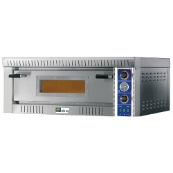 Four à pizza électrique - 1 chambre - 4 pizzas diamètre 340 mm - 230 v