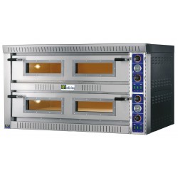 Four à pizza électrique - 2 chambres - 2 x 6 pizzas diamètre 340 mm