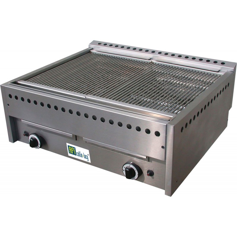 Grill gaz avec pierres de lave - 2 zones