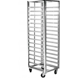 Chariot porte bacs gn 1/1 - long. 660 mm