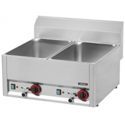 Double bain-marie GN 1/1 avec vannes de vidange 66