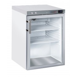 Armoire négative à spiritueux vitrée 140 L Blanche