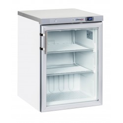 Armoire négative vitrée 200 L Blanche