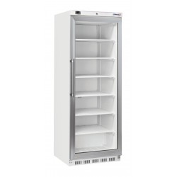 Armoire négative vitrée 400 L Blanche