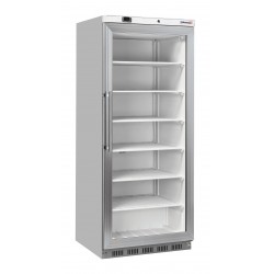Armoire négative vitrée 600 L Inox