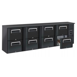 Arrière bar 4 x 2 tiroirs