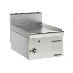 Plaque grill gaz, acier inoxydable, 4,6 kW, GPL. Dim : 400 X 600 X 290 mm