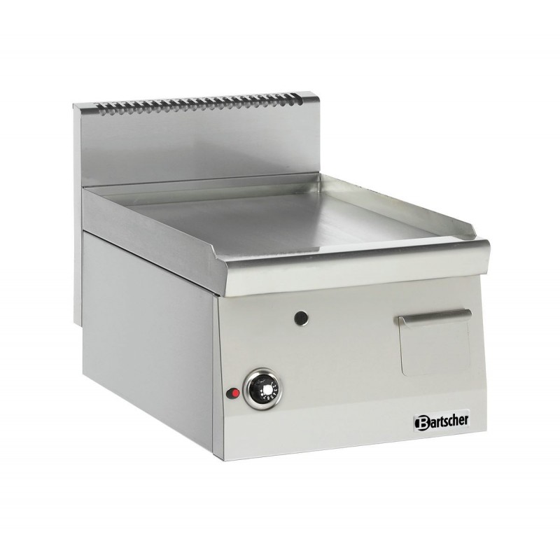 Plaque grill gaz, acier inoxydable, 4,6 kW, GPL. Dim : 400 X 600 X 290 mm