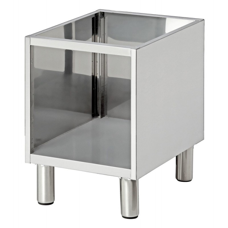 Soubassement inox 18/10, dimensions 400x535x560-660 mm. Soubassement inox 18/10, dimensions 400x535x560-660 mm.