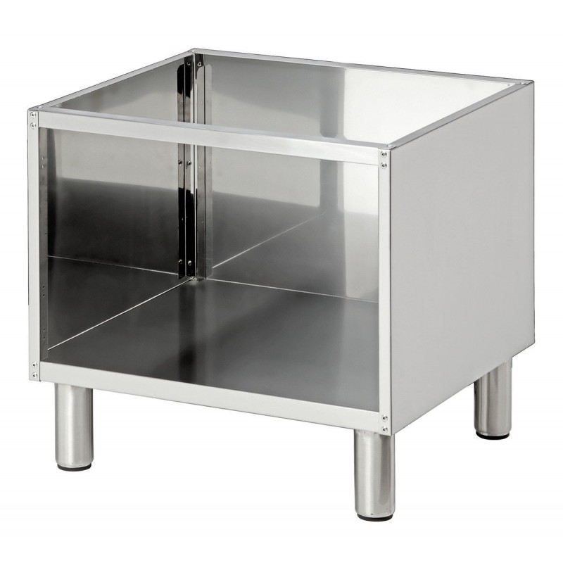 Soubassement en acier inoxydable, dimensions 600x535x560-660 mm. Soubassement en acier inoxydable, dimensions 600x535x560-660 mm.