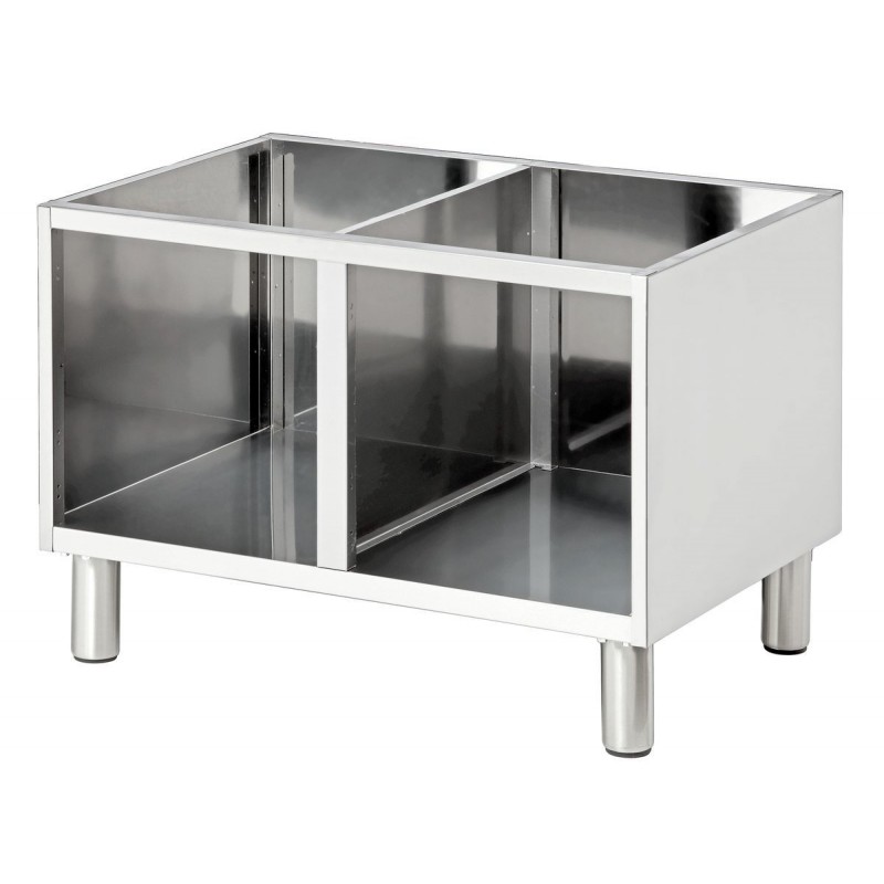 Soubassement en acier inoxydable, dimensions 800x535x560 mm. Soubassement en acier inoxydable, dimensions 800x535x560 mm.