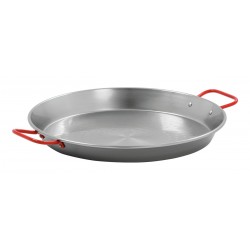 Poêle à paëlla STP380, dimensions: 385x485x45 mm.