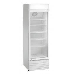 Réfrigérateur 302L, porte en verre, dimensions: 600x580x1845 mm.