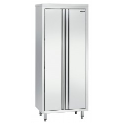 Armoire haute en acier inoxydable, dimensions 800x600x2000 mm.