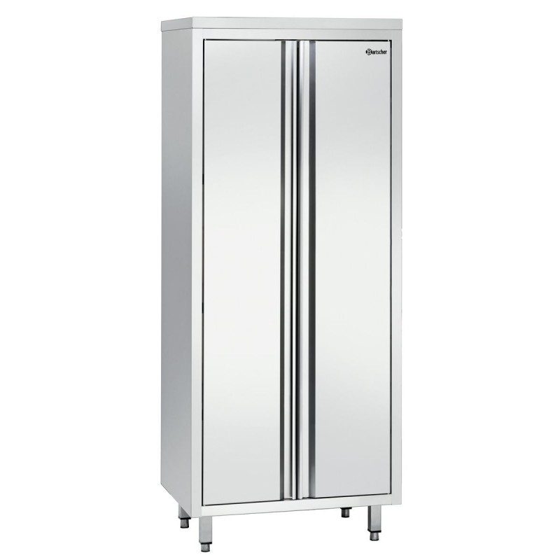 Armoire haute en acier inoxydable, dimensions 800x600x2000 mm.