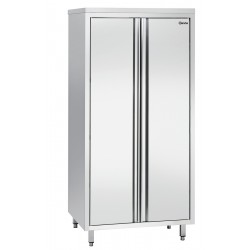 Armoire haute en acier inoxydable, dimensions 1000x700x2000 mm.