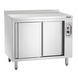 Armoire chauffante inox, 2 kW, dimensions 1000x700x850 mm.