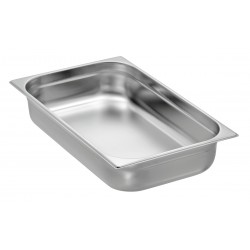 Bac GN en acier inoxydable, 530x325x100 mm, 14L.