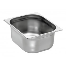 Bac GN inox 18/10, 325x265x150mm, 9,5L, norme EN 631.