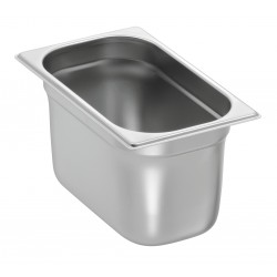 Bac GN en acier inoxydable, 4L, 265x162x150 mm.