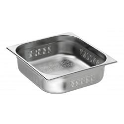 Bac GN perforé en acier inoxydable, 9L, 354x325x100mm.