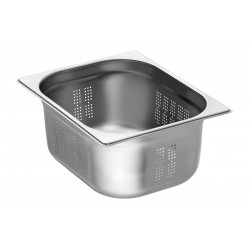 Bac GN perforé, acier inoxydable, 325x265x150 mm, 9,50 L.