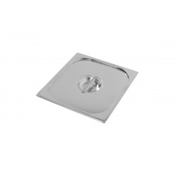 Couvercle inox 18/10, norme EN 631, 354x325x20 mm.