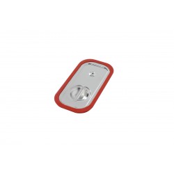 Couvercle inox 1/3GN, norme EN 631, 325x176x20 mm.