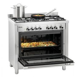 Cuisinière à gaz BGH 600-521, dimensions: 645x895x828 mm.