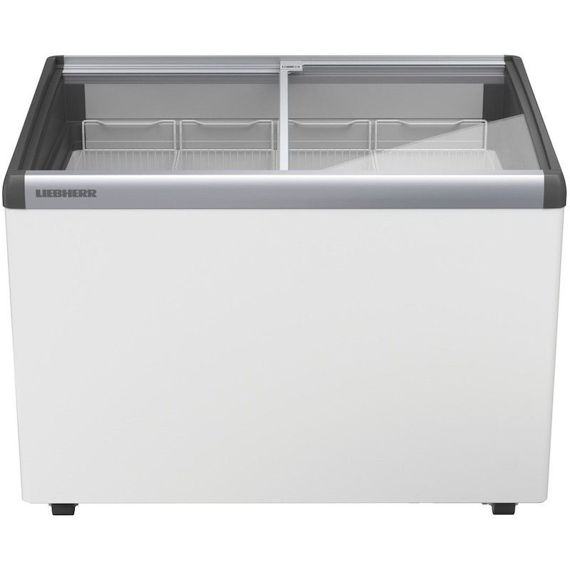 Conservateur glaces, couvercles vitrés inclinés, 276L