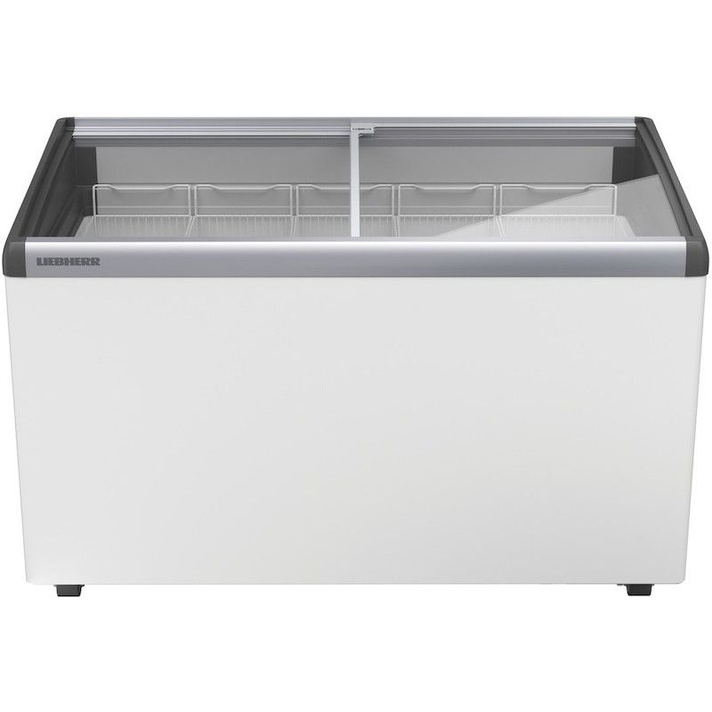 Conservateur glaces, couvercles vitrés inclinés, 347L