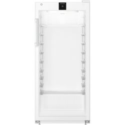 Armoire positive 600x400, blanche, porte vitrée, 533L