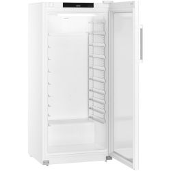 Armoire positive 600x400, blanche, porte vitrée, 533L