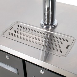 Refroidisseur de bière avec robinet de distribution - 556 litres - 3 portes