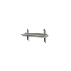 Etagère simple sur crémaillère fournie Dim : 100 x 40 x 4 cm