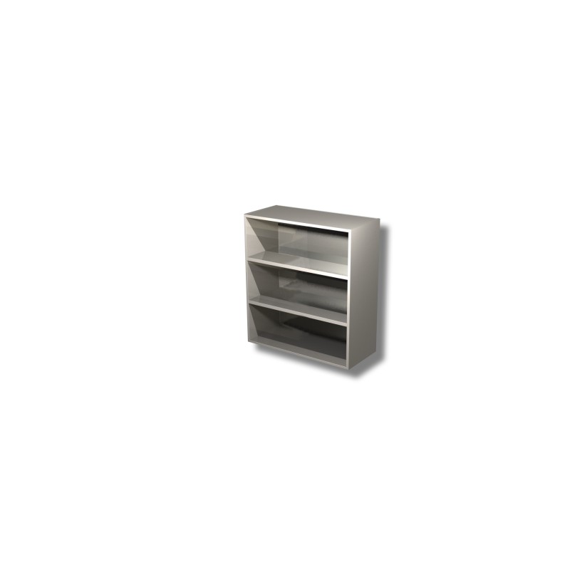 Placard ouvert suspendu 2 étagères 3 Niv. de rangement Dim : 60 x 40 x 100 cm Placard ouvert suspendu 2 étagères 3 Niv. de rangement Dim : 60 x 40 x 100 cm