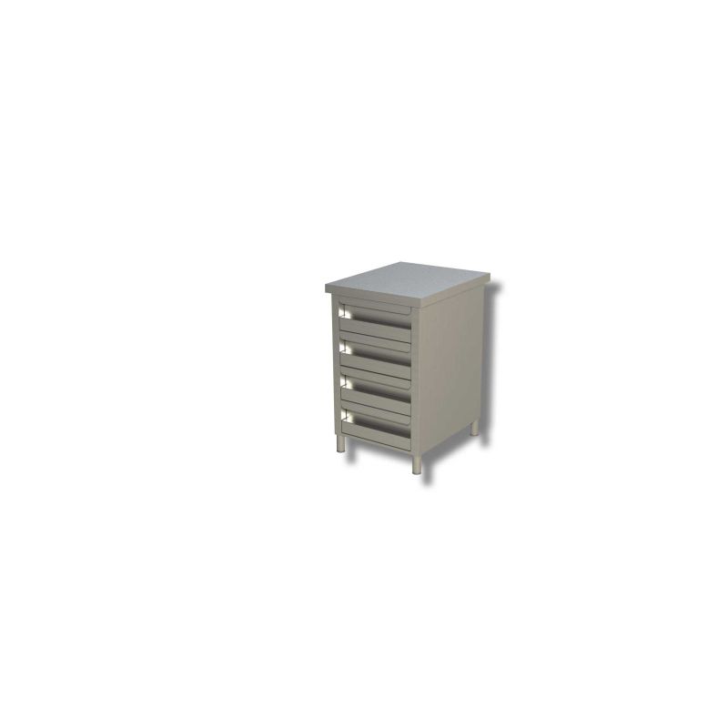 Meuble 4 tiroirs central Dim : 50 x 70 x 85 cm Meuble 4 tiroirs central Dim : 50 x 70 x 85 cm