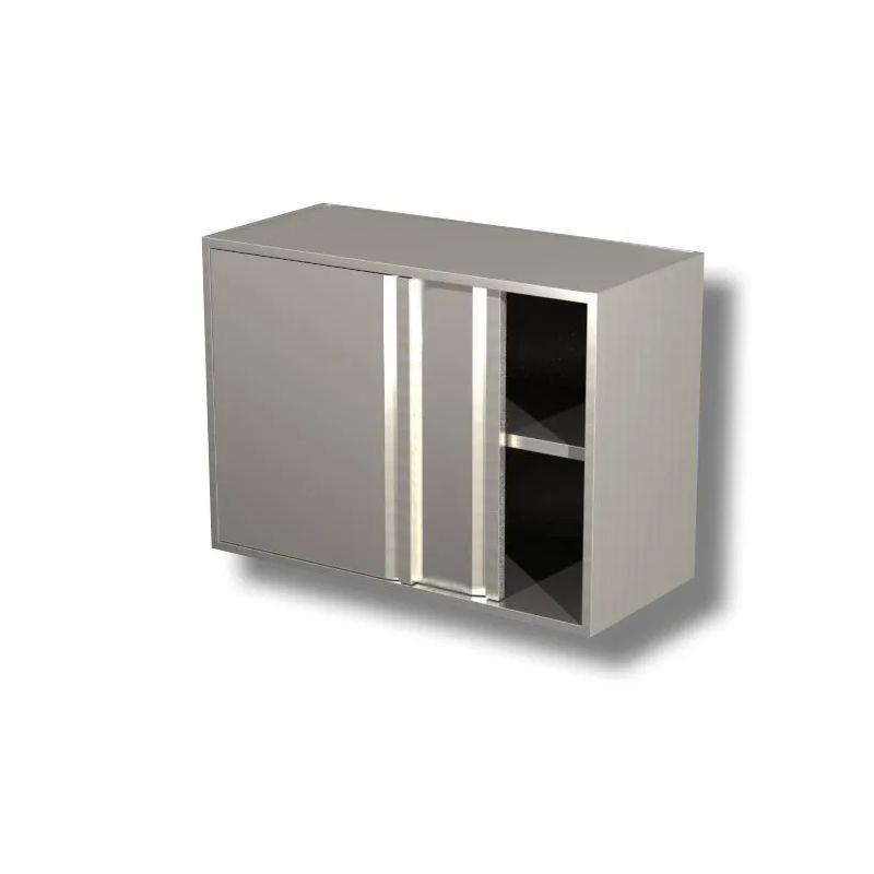 Placard suspendu portes coulissantes 1 étagère 2 Niv. de rangementDim : 110 x 40 x 65 cm Placard suspendu portes coulissantes 1 étagère 2 Niv. de rangementDim : 110 x 40 x 65 cm