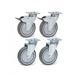 Kit 4 roulettes pour meuble...