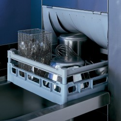 Lave-vaisselle à avancement automatique- Prélavage + lavage + rinçage - 200 paniers/heure