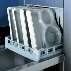 Lave-vaisselle à avancement automatique- Prélavage + lavage + rinçage - 200 paniers/heure