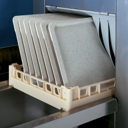 Lave-vaisselle à avancement automatique- Prélavage + lavage + rinçage - 200 paniers/heure