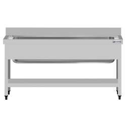 Plonge inox 1 bac sans...