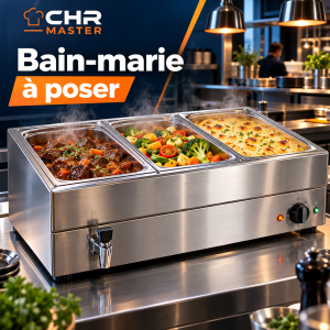 Bain-marie à poser