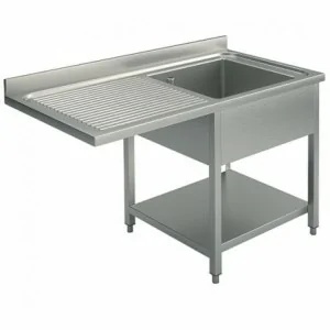 Plonge inox Prof. 600 Passage Lave-Vaisselle