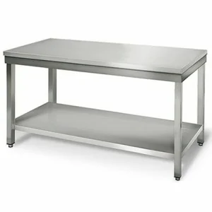 Table Inox Centrale Prof. 600