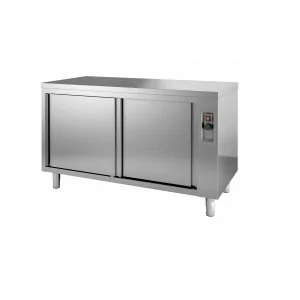 Meubles bas inox chauffants